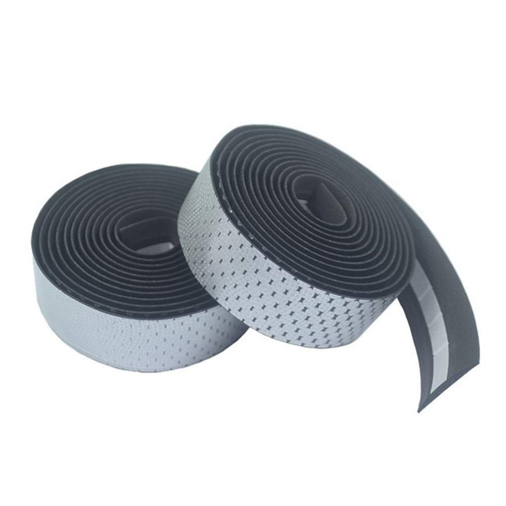 Nastro per Manubrio Bicicletta, Nastro Manubrio PU for Bicicletta, Nastro Antiscivolo sfumato, Cintura Avvolgente con 2 Tappi for(90 X 200 Cm)