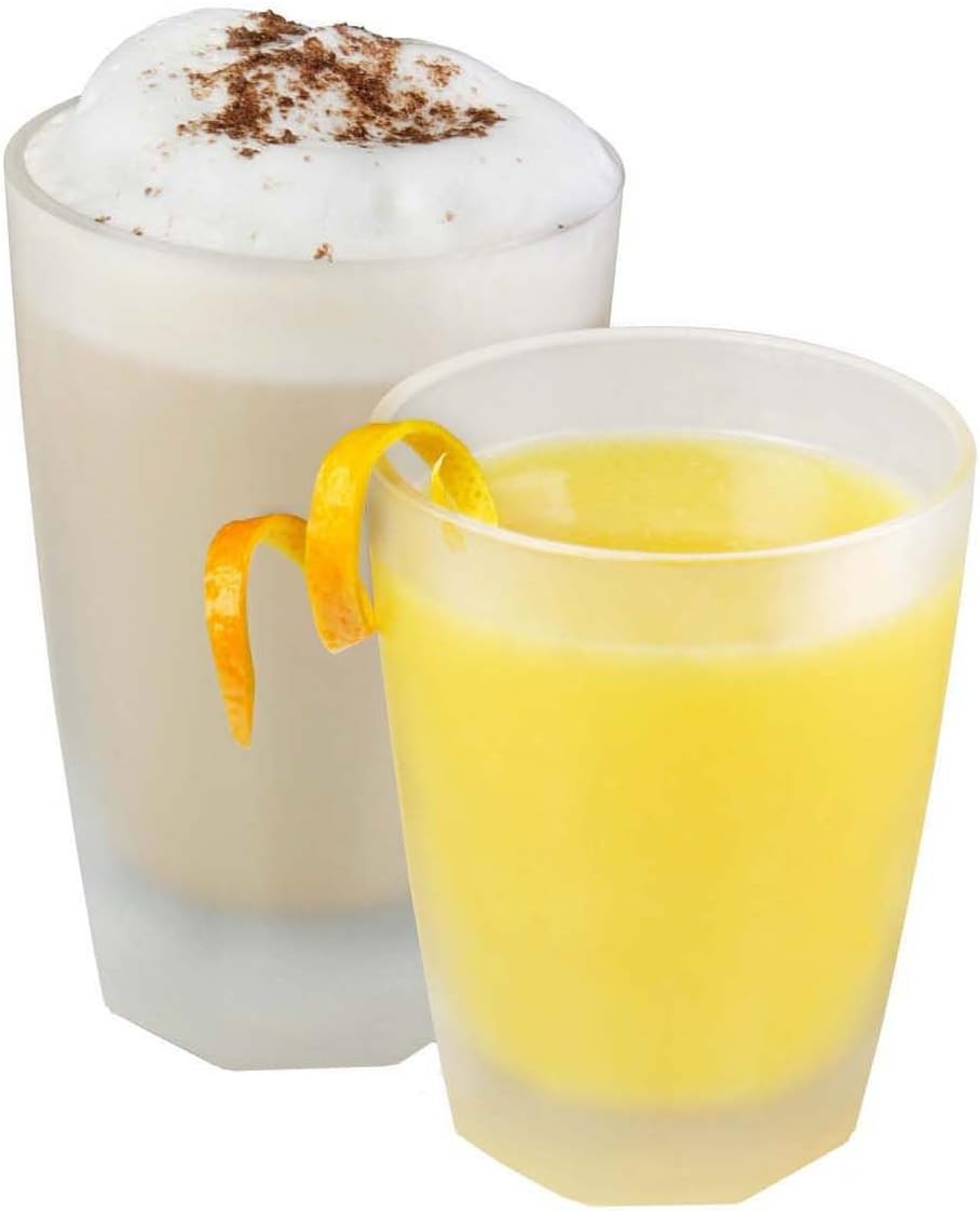 Arosse by Nuance 8.45 oz. Frosted Glass (Set of 4)