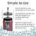 ZipChill Instant Beverage Spinner Chiller, Universal Can Cooler for Drinks, Rapidly Chills Beer and Soda Cans in 60 Seconds, No Batteries Required, Lightweight Small Portable