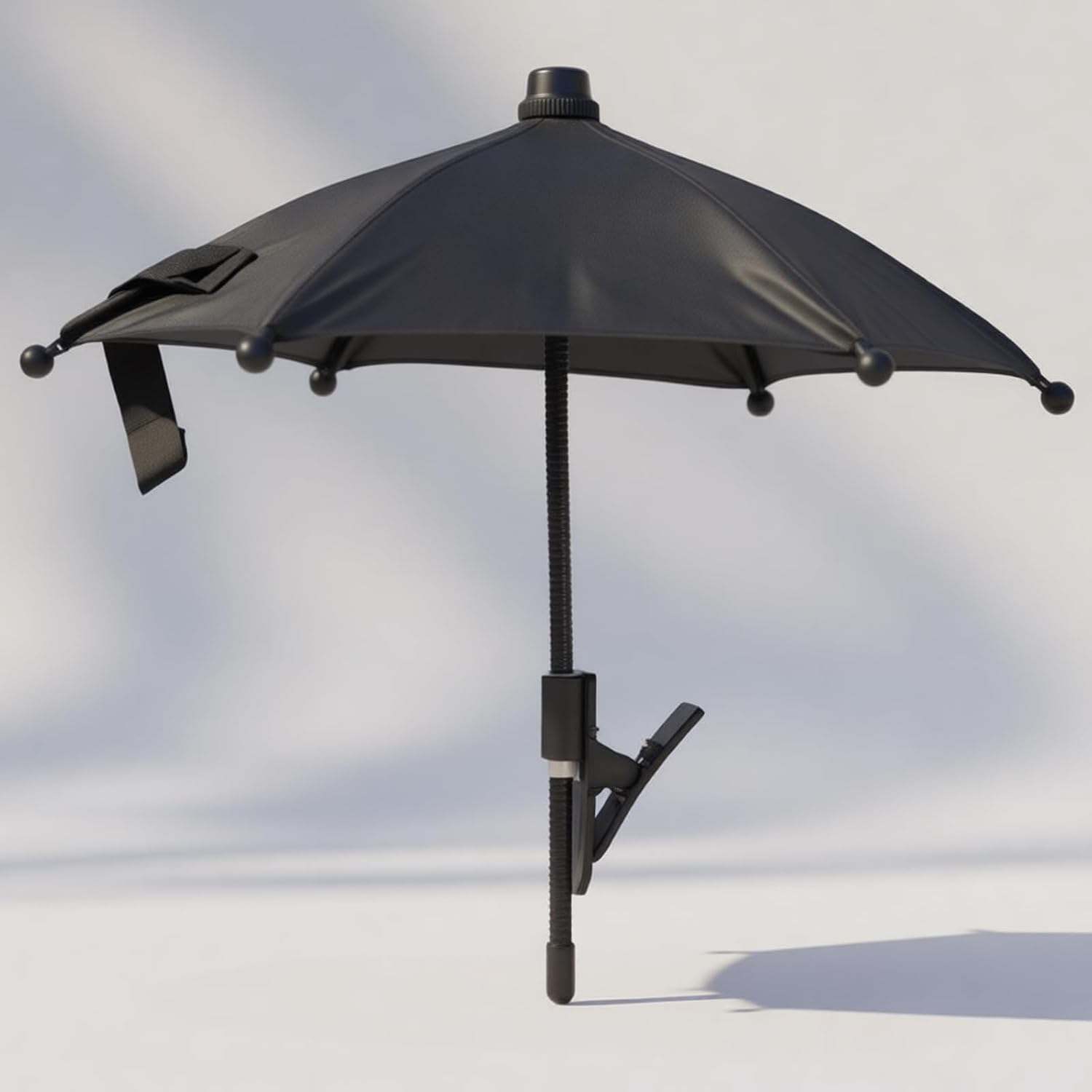 Small Protect Phone Umbrella with Flexible Handle Mobile Device Sun Cover for Car Bikes Hiking & Travel Gift Smartphone Sun Protect image 5