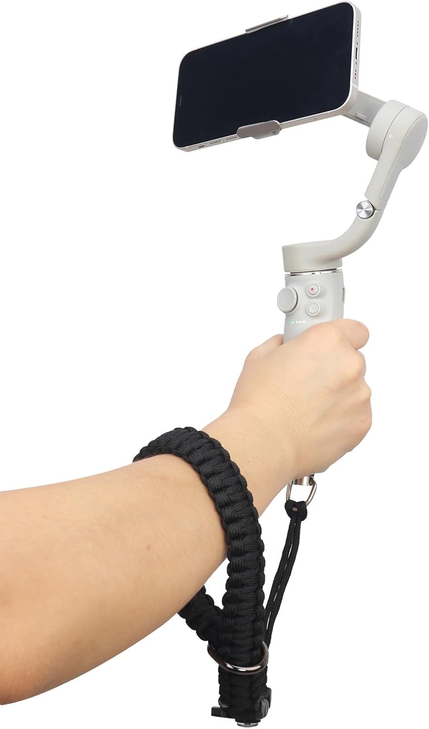 Camera Wrist Strap for Insta 360 X4, X3, DSLR, Selfie Sticks Quick Release Camera Wrist Strap, with Compass, Black