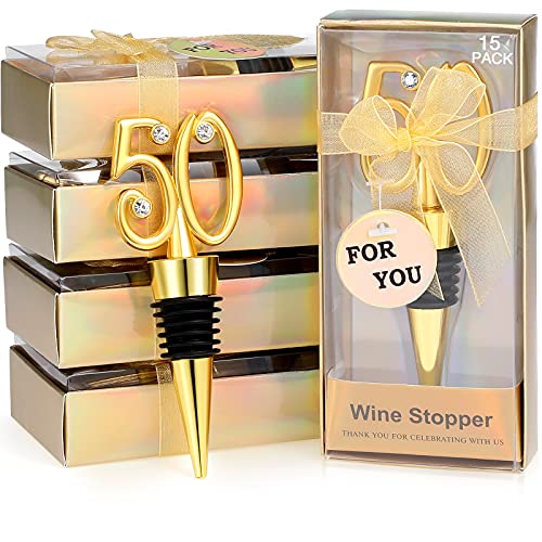 10. 50th Birthday Wine Bottle Stopper