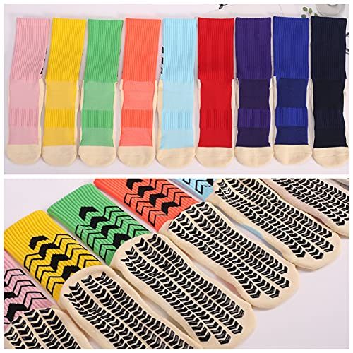 Meias acolchoadas esportivas aderência antiderrapante para basquete, futebol, esqui, ciclismo, meias