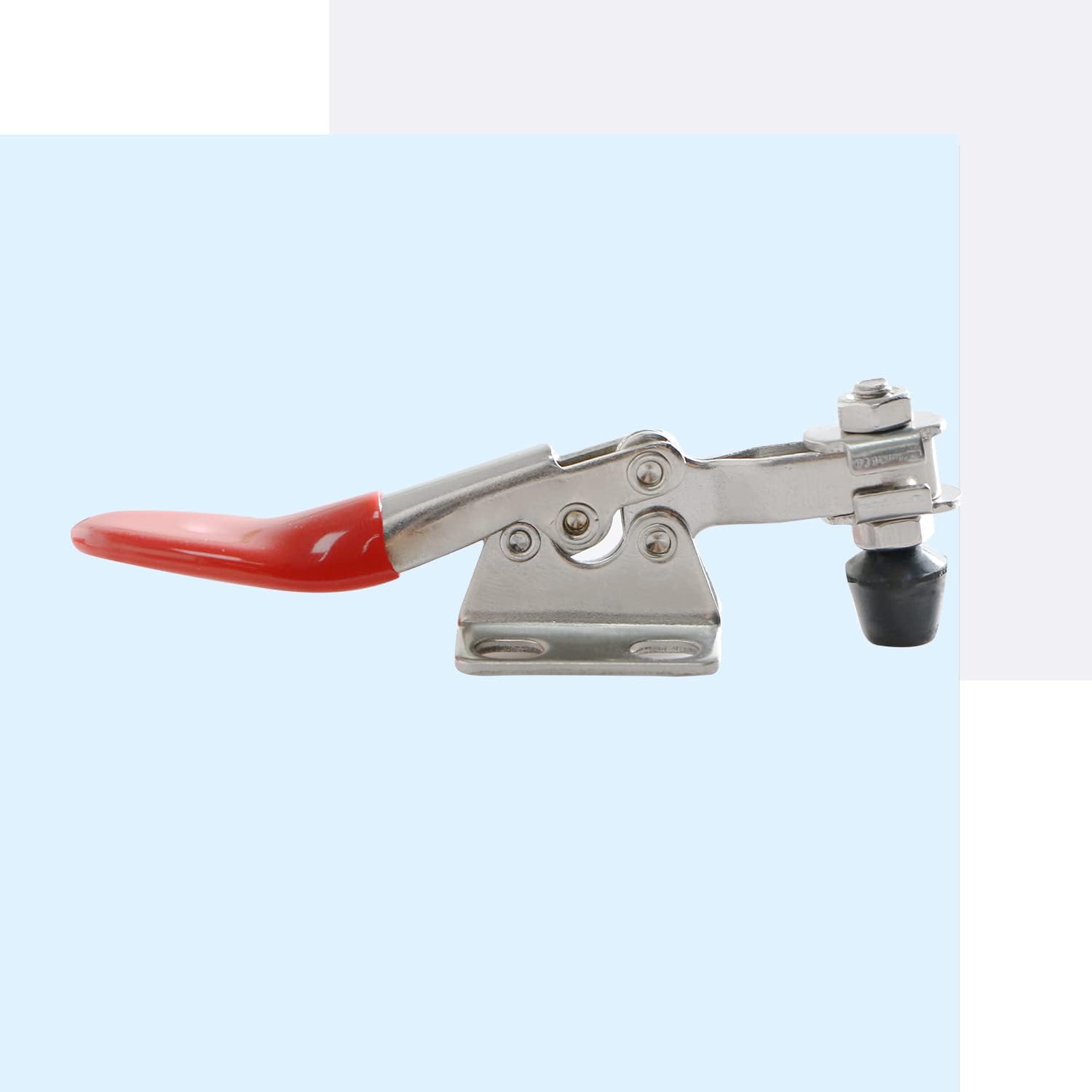 2PCS 304 Stainless Steel Quick Clamping Tool, 27KG 60 lbs Gripping Force, Horizontal Toggle Locking Clamp