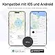 MiLi LiTag Duo Smart Tracker, Schlüsselfinder kompatibel mit Apple „Wo ist?“ und Android „Gerät Finden“, gleiche Größe wie AirTag, Anti-Verlust-Tag für Schlüssel, Geldbörse, Gepäck, Koffer (1 Pack)