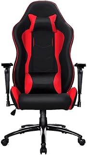 TYXL gaming chair Butaca de juego Silla de oficina, silla de cuero de la PU que compite Escritorio ejecutivo, Moderno 360 grados de rotación del balanceo alta Volver silla de la computadora, con repos
