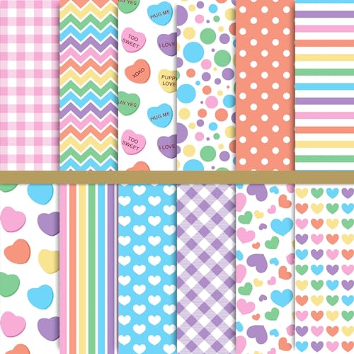 Papier motif cœur pour déclarations d'amour et souvenirs de couple
