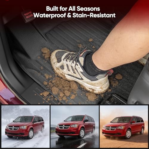 Image of TAPTES Floor Mats for Chrysler Town & Country /Dodge Grand Caravan