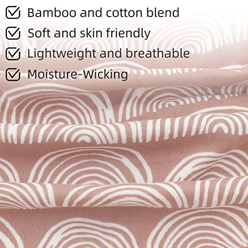 Lifetree Baby Sleep Sack, Sleeveless Wearable Blanket Baby With 2-Way Zipper, Rainbow Muslin Sleeping Bag For Infants Newborn 0-6 Months, Bamboo Cotton #TOP4