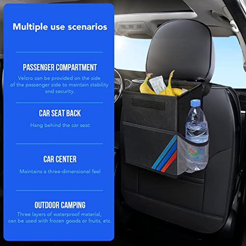 Junsungo Car Trunk Organizer And Car Back Seat Organizer Car Trash Can With Lid #TOP6