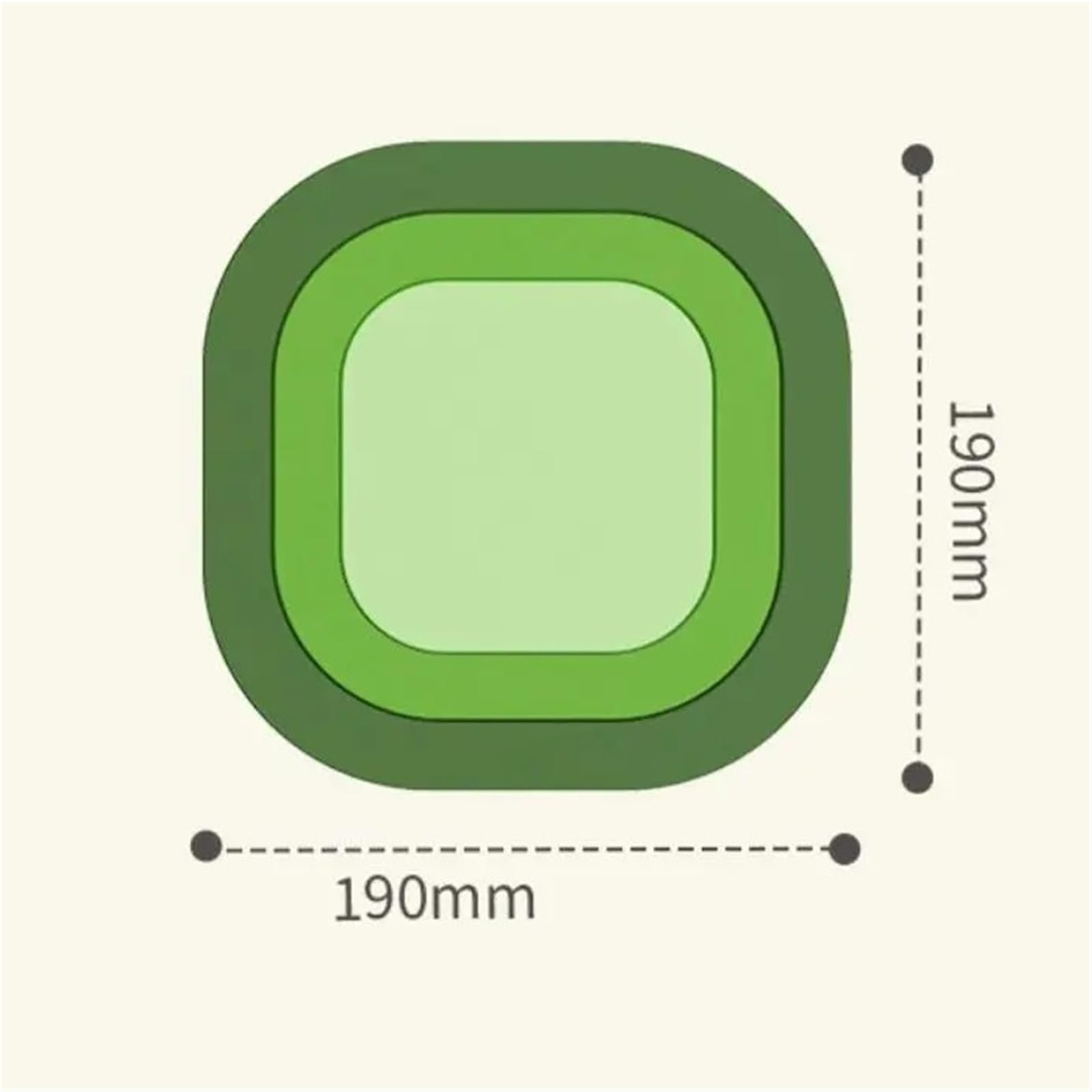 Almohadilla Aislante para Vajilla 2 Posavasos magnéticos for ollas y sartenes de Cocina, aislantes for, Almohadillas Calientes for Platos para Platos Llanos