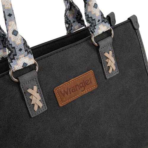 Image of Montana West Wrangler Tote Bag for Women Aztec Western Retro Purse Top Handle Handbags