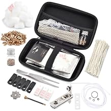 Lighters Maintenance Kit, Repair Kit Complete Set for Most Lighters, Repairing Antique Lighter, Vintage Lighter Repair Kit, Includes Lighters Gasket Seal, Accessories, Case