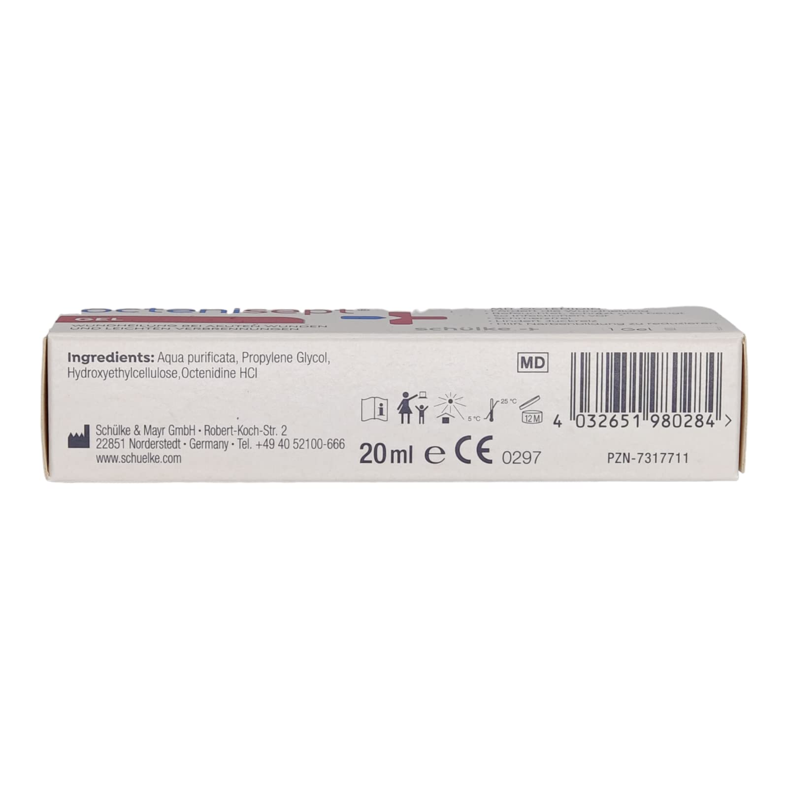 Octenisept Gel I Wundheilung bei akuten Wunden und leichten Verbrennungen I 3x 20ml im Sparset I plus PharmaPerle giveaway