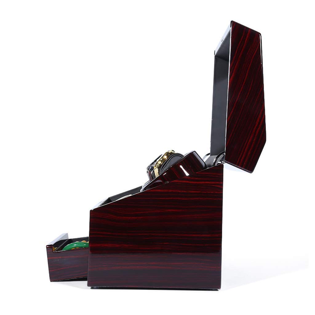 Uhrenbeweger Uhrenbeweger-Boxen Automatische Holz-Uhrenbeweger-Displaybox und extrem leiser Motor, für Automatikuhren 4 + 9 Aufbewahrungsboxen Spin Box Watch Box Needed