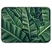 Tropikalny banan tekstura liści palmy kuchnia naczynie suszenie mata chłonna izolacja wody zastawa stołowa ochronna podkładka naczynia stojak mata 40 x 45 cm