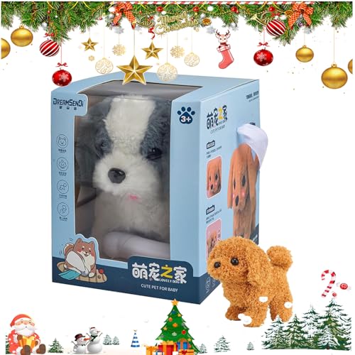 Jade.M.Lau Milow Robotic Puppy Dog, Milow - My Realistic Robot Puppy, Milow Realistic Robot Puppy Dog, Milow Robot Puppy Toy, Milow Robot Puppy Dog, Milow My Realistic Robot Dog (Black and White)