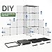 Oneluck Large Outdoor Cat House Catio Enclosure, DIY Cage Kennels Crate Spacious Exercise Place Ideal for 1-6 Cats, 55.1