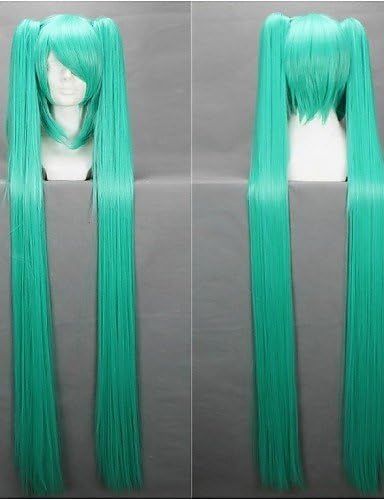 120cm blue wig