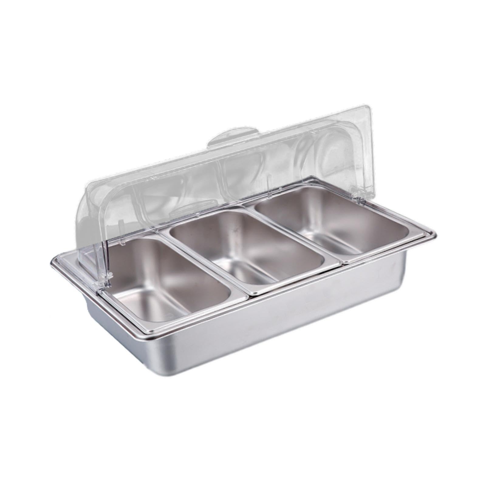 Juego de Calentadores de Comida para Buffet, Juego de Calentadores de Comida para Buffet, Bandeja de Comida, Comedor, Servidor de Buffet, Cat, 3 Ranuras
