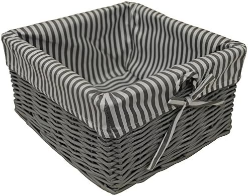 WATSONS DOUBLE - Storage/Shoe Storage Bench with Two Drawers and Baskets - White/Grey