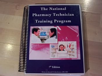 Spiral-bound National Pharmacy Technician Training Manual-7th Edition Book