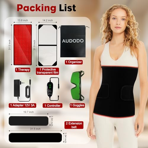 40% Off AUDODO Red Light Therapy Mat for Body - Image 6