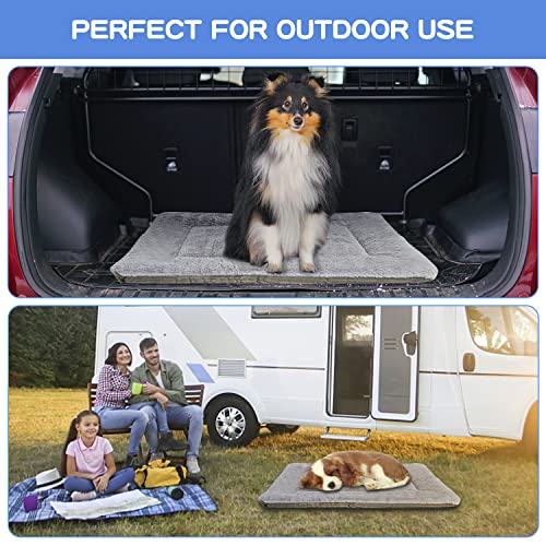 Baodan-Dog-Bed-Large-Washable-Plush-Pet-Cat-Beds-Cushion-Mattress-Soft-Warm-Dog-Mat-Pad-for-Medium-Large-Dogs-L-90x70-cm-Grey