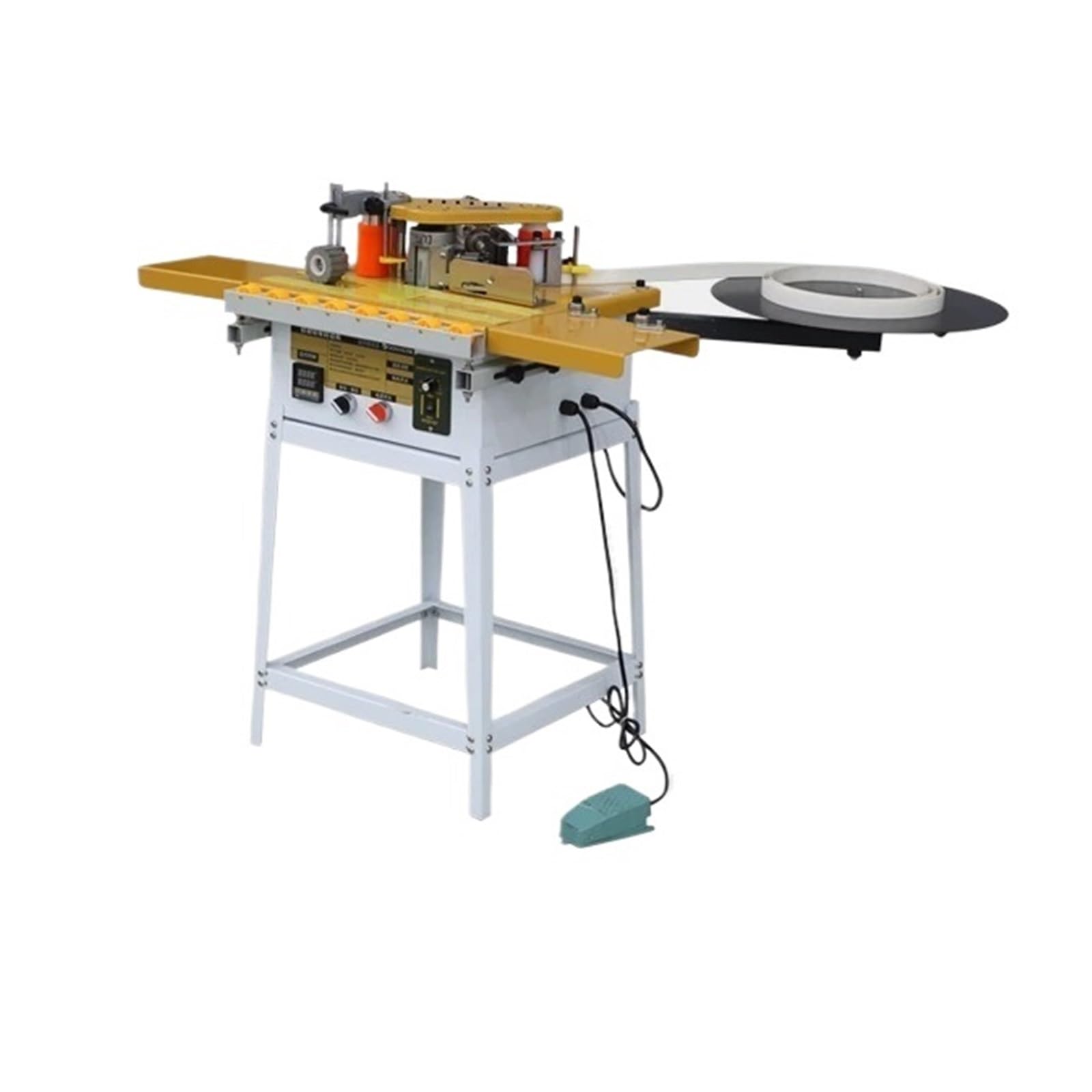 Portable Double Side Gluing Woodworking Banding Machine Edge Bander for Wood Based Panels Machinery Speed and Efficiency Improvement(Package7)