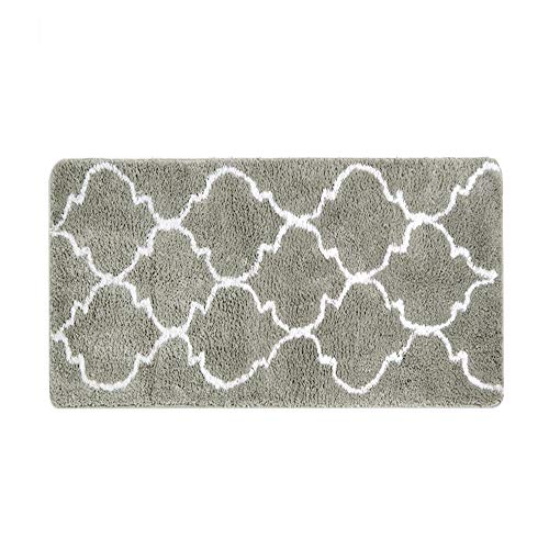 Moroccan Bathroom Rug, Uphome Geometric Series Microfiber Washable Non-Slip Soft Absorbent Decorative Bath Mats Runner Floor Mat Carpet (35