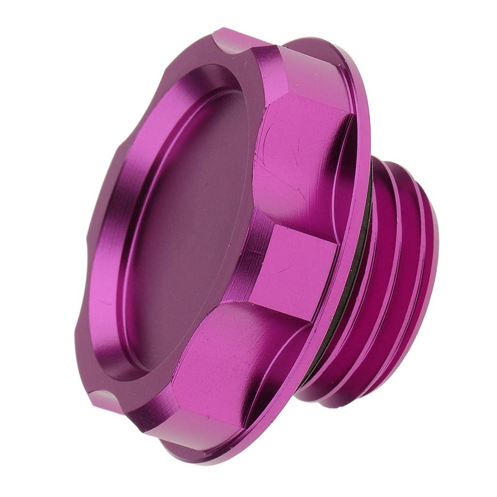 Racing Valve Aluminium Oil Fuel Cap Filler Tank Cover Plug for Honda Purple-image-23