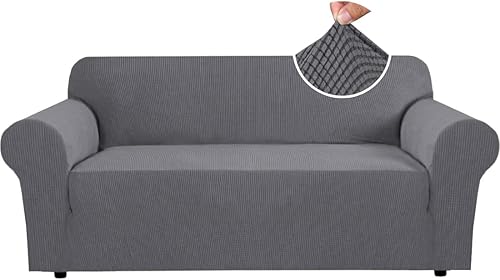 Miniatura 110 de H.VERSAILTEX Funda elástica para sillón, cubierta de sofá, protector de muebles, alto spandex, cuadros pequeños, jacquard tejido, fundas de sofá