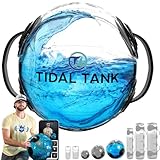 Tidal Tank Sphere - Original Heavy Bag Aqua Ball, Water Weight - Sandbag Weight Set for Home Gym, Adjustable Sand Bags Weights Workout - Portable Exercise Fitness Equipment - Workout Videos