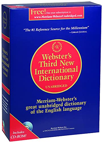 Webster's Third New International Dictionary of the English