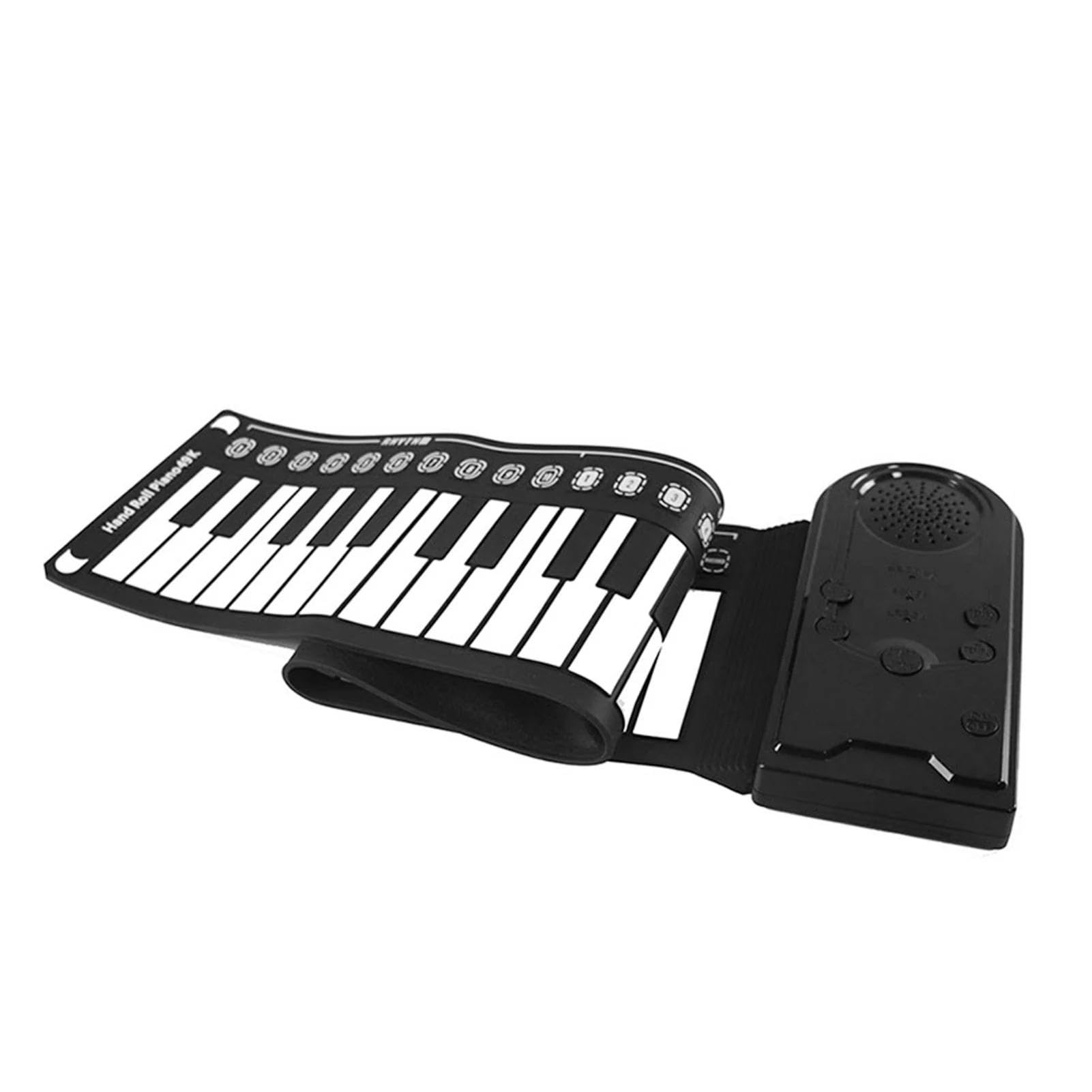 Zusammenklappbares, Tragbares Hand-Roll-Piano, Standard-Roll-Up-Digitalpiano Mit 49 Tasten Und Integriertem Lautsprecher Tragbares Elektronisches Klavier