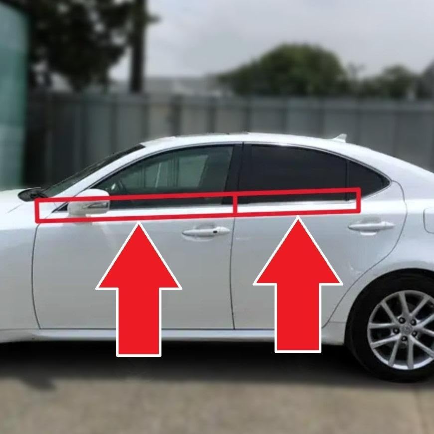 Amazon.co.jp: レクサス IS250350ISF 20系 ドア ベルト 水切り モール