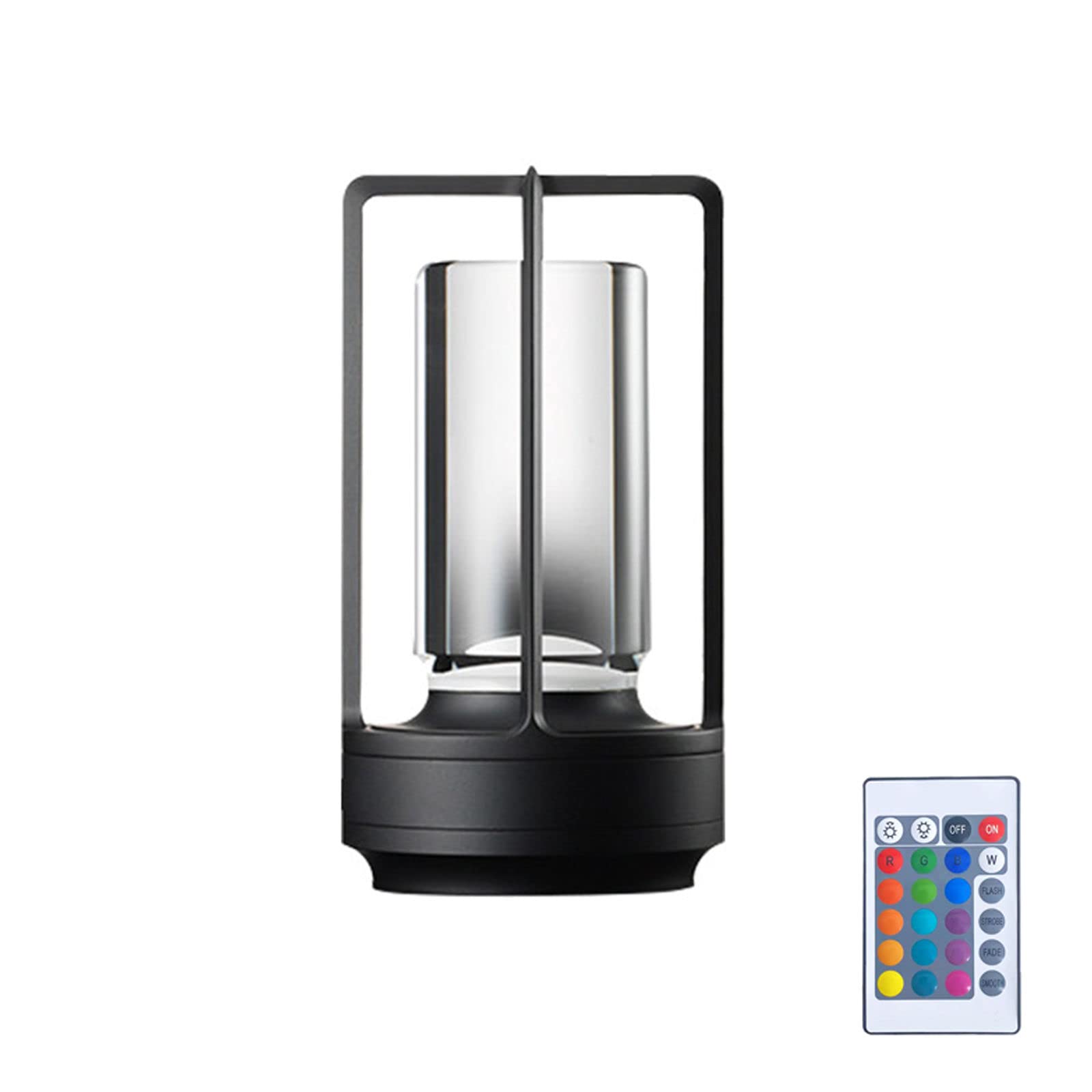 Cordless LED Desk Lamp, 2600mah Battery Operated Table Lamps, Touch Dimmable Bedside Lamp, Creative Night Lights for Bar Restaurant Patio Garden