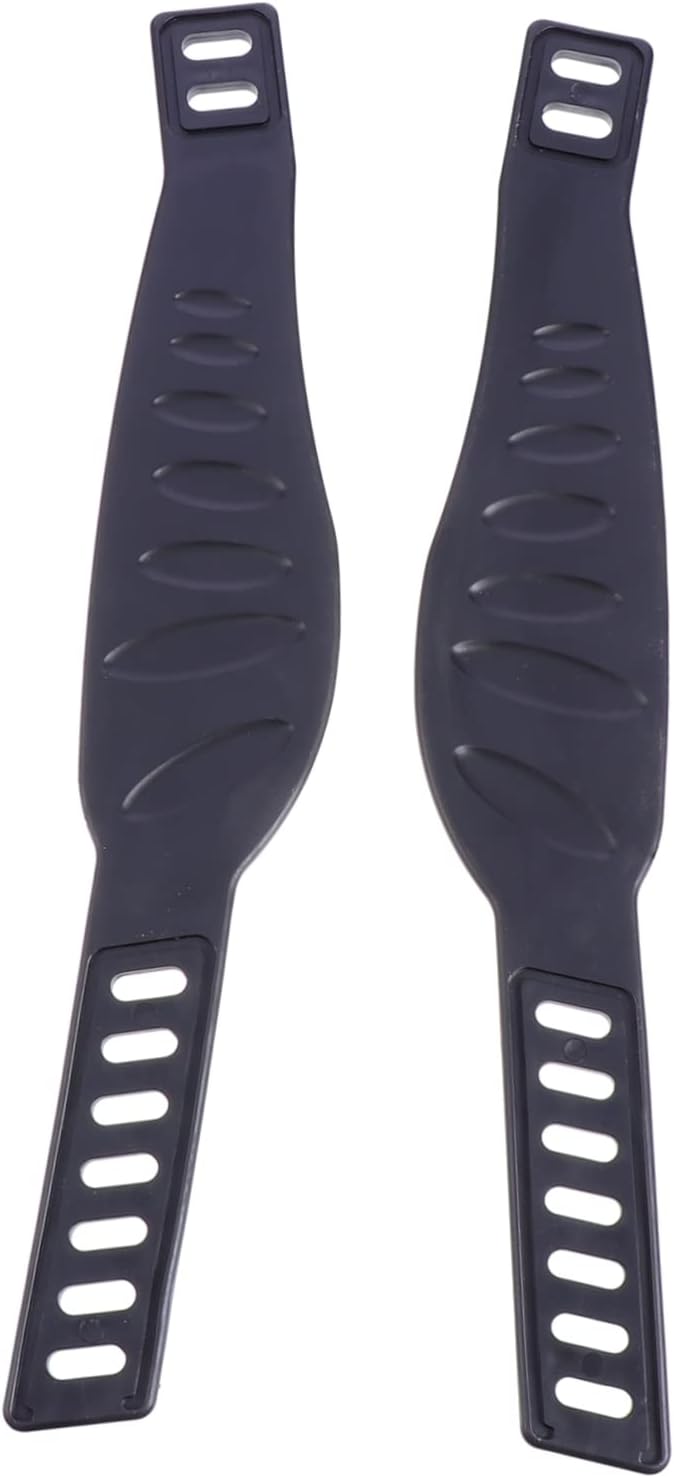 TOYANDONA 2pcs Adjustable Toe Straps for Exercise Portable Replacement Pedal Straps for Dynamic Training and Gym Accessories Compatible Bike Pedals