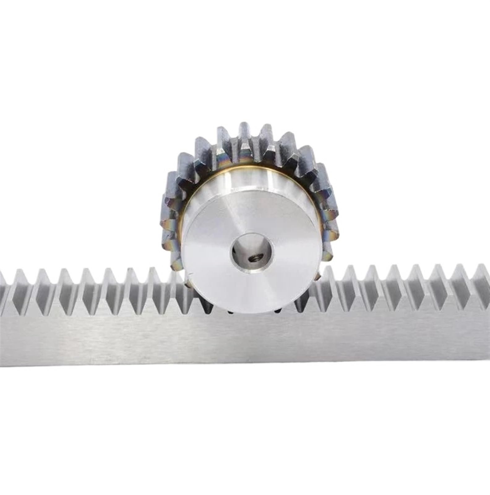Bevel Gear Pinion Hardware Mechanical 1pcs 1Mod 1 Modulus Gear Rack Steel 15 * 15 * 500mm + 1PCS 1Mod 45teeth Pinion Bore Hole 6/8/10/12mm Steel #45 Gear Metal Gear(10mm Hole 45T Gear)