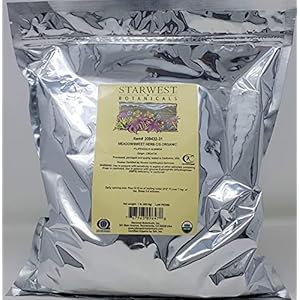 Meadowsweet Herb Organic Cut & Sifted – Filipendula ulmaria, 1 lb