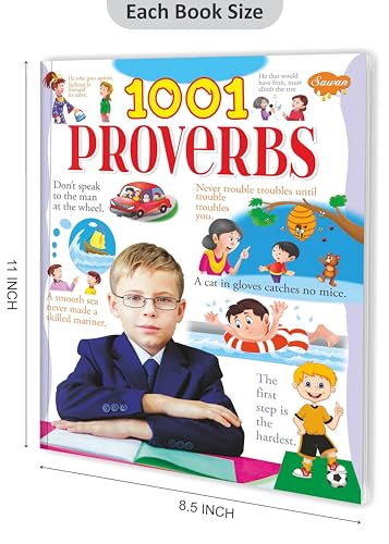 Image of Sawan 1001 Proverbs Picture Book [Perfect Paperback] Sawan; Manoj Publications Editorial Board and Sahil Gupta