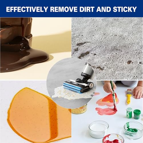 Image of Roller Brush Replacement Parts Compatible with Tineco S3 Series Cordless Wet Dry Vacuum Cleaner, Vacuum Mop Replacement, Floor Cleaning Roller, Efficient Clean