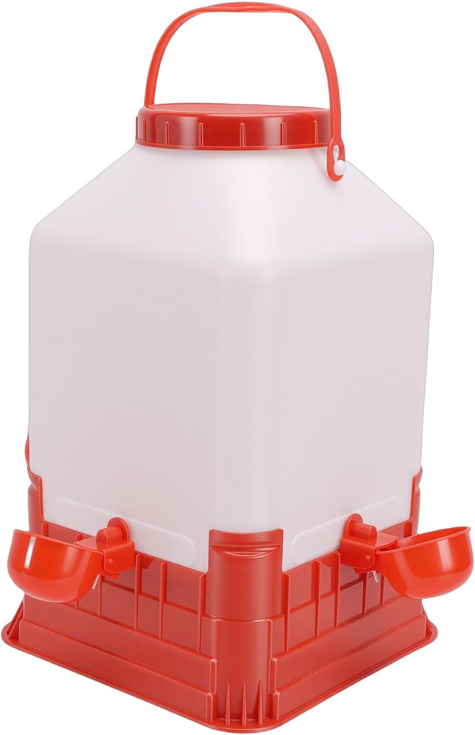 Zerodis Feeders Capacity Chicken Feeder Poultry Water Fountain Bucket Automatic Brooder Starter Kit Coop Accessories for Baby Chicks Ducks and Quail Chick Waterer 10L Large Chick Waterer