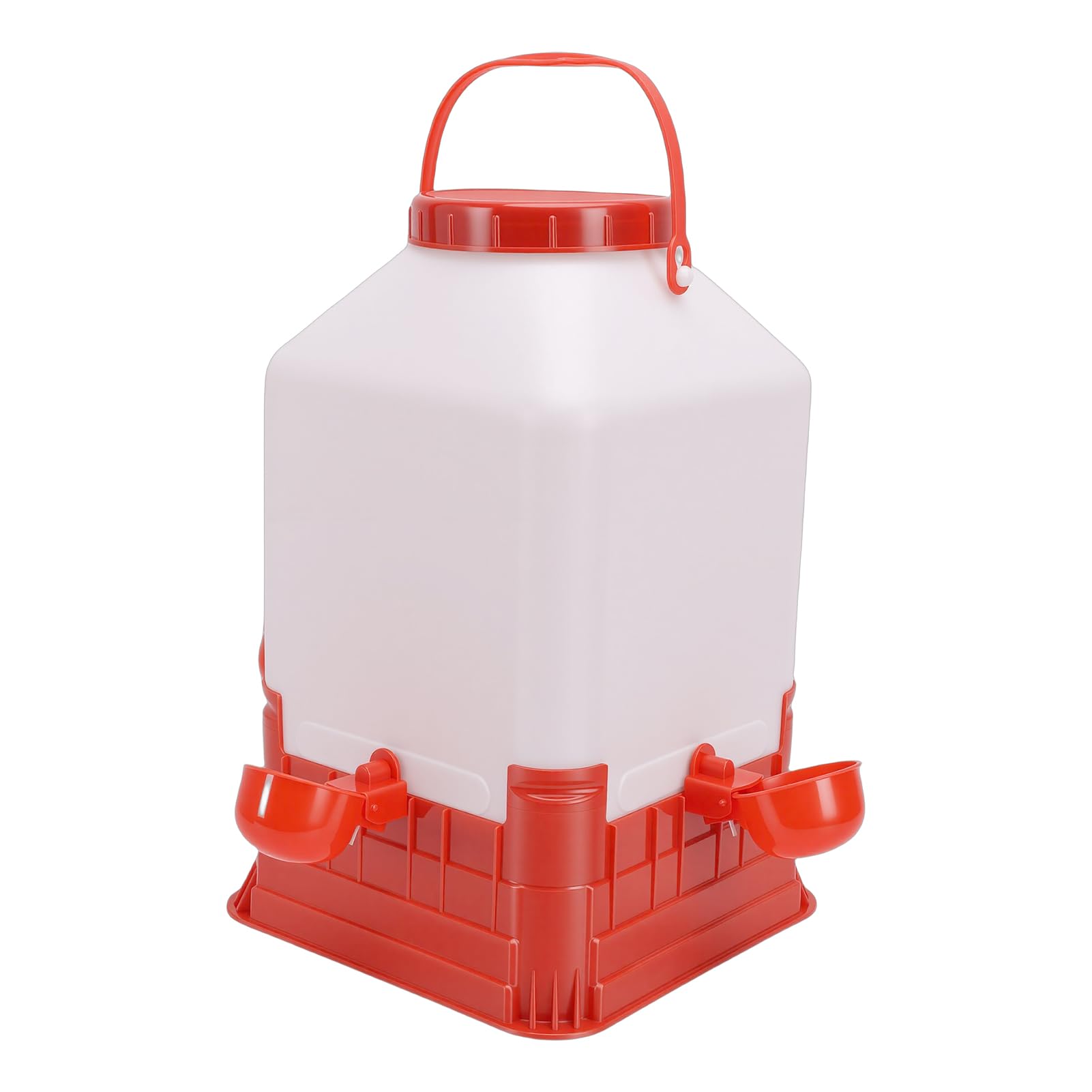 Secchio Abbeveratoio Manuale per Pollame da 10 Litri, Abbeveratoio per Polli di Grande capacità, Attrezzatura Agricola da Cortile Facile da Pulire per Pulcini, Polli, Anatre