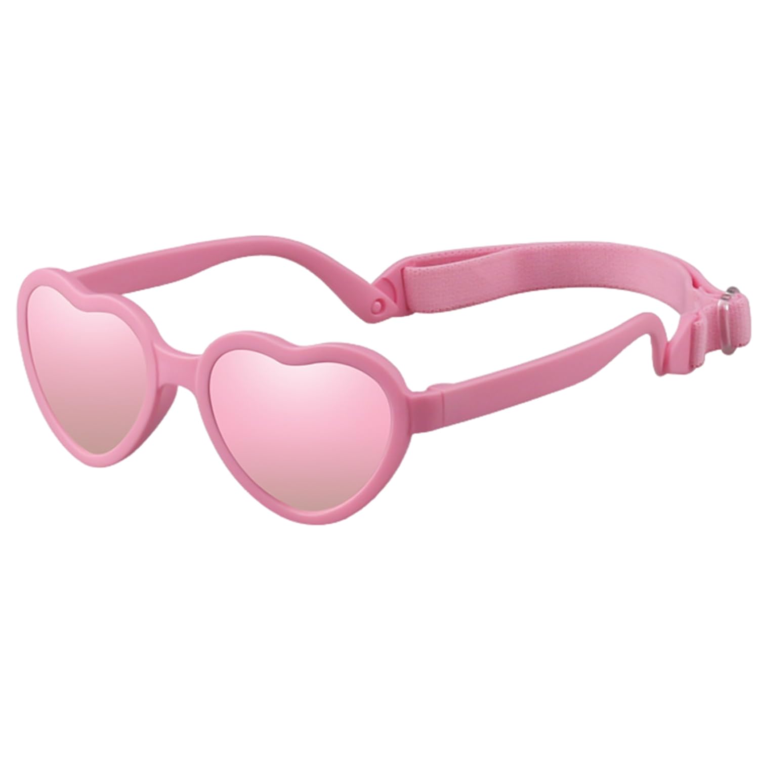 2 Paia Occhiali Da Sole A Forma Di Cuore Retrò – Protezione UV400 – Per Donna Uomo Bambino Feste E Matrimoni (Rosso E Rosa)