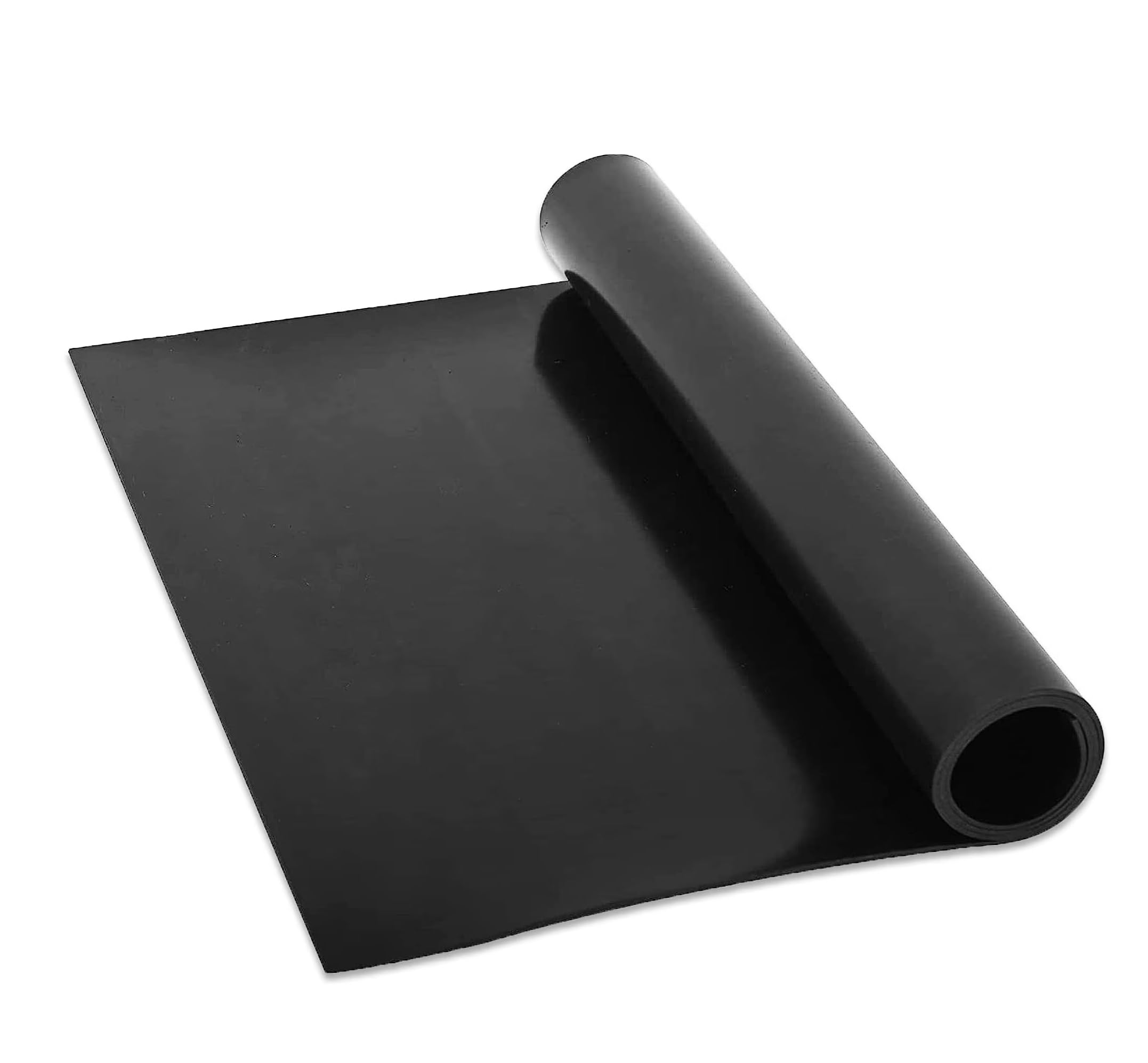 Aicon® Natural Plain Rubber Sheet - 65A, 2 mm Thickness (6 inch x 6 inch - 2 Pieces)