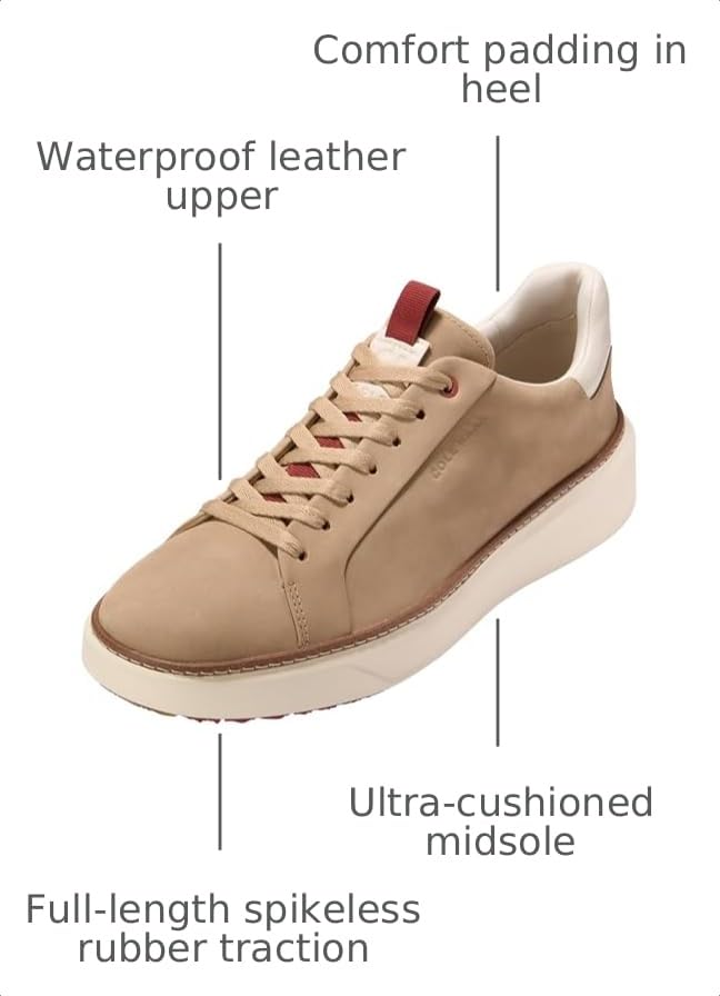 Image of Cole Haan Men's Grandpro Topspin Golf Sneakers