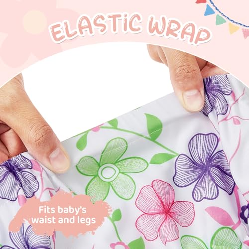 Durio Reusable Swim Diapers Washable for Baby Toddler Newborn UPF 50+ Water Diapers for Swimming Beach Essentials3