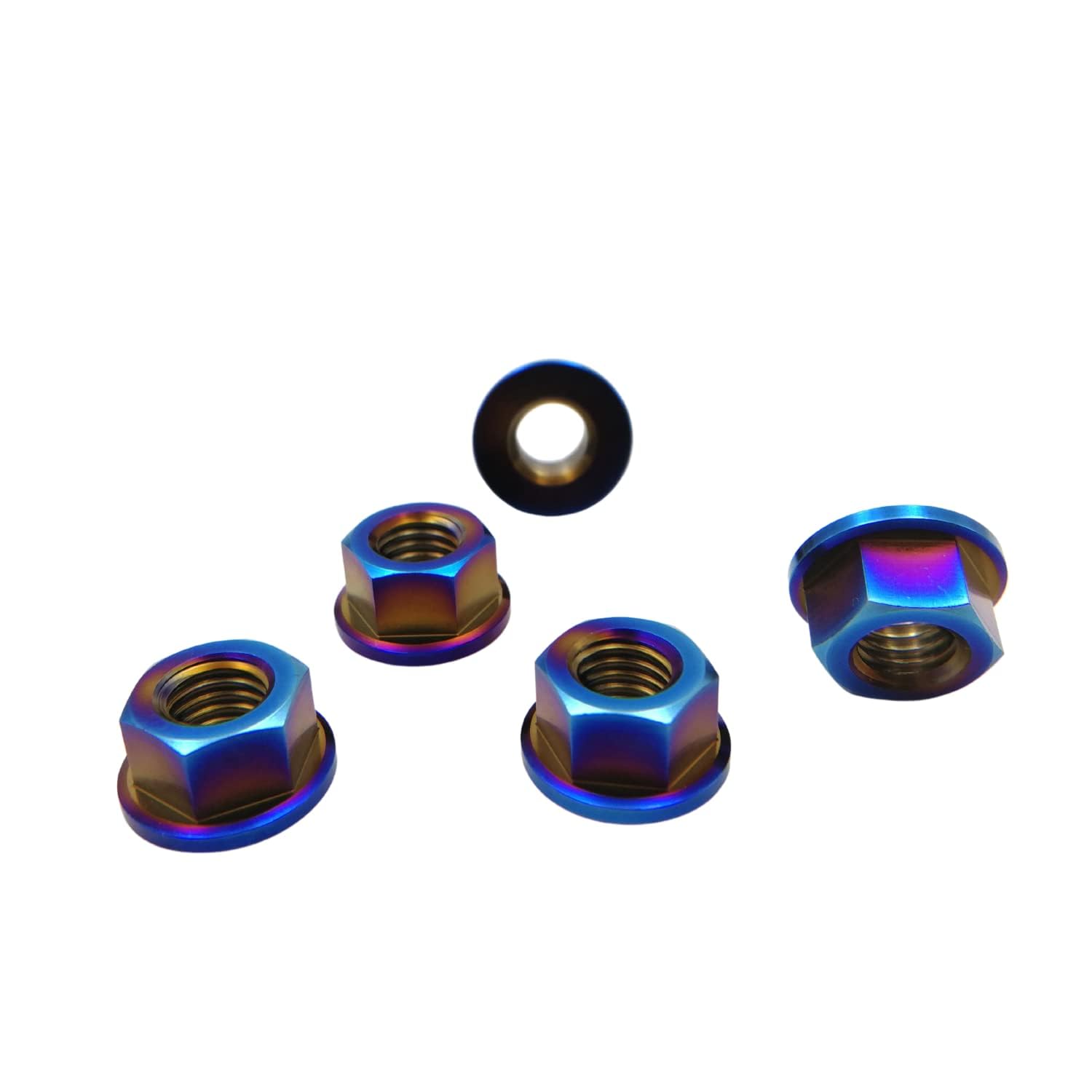 RISON-Titanium Titanmutter Sechskantmutter DIN 934, M3 Sechs