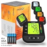 Proteqt Arm Blood Pressure Monitor: Dual User, Approved NHS UK Blood Pressure Monitors, Large 4-Color LCD & Adjustable Cuff, Irregular Heartbeat Detection - Image 6
